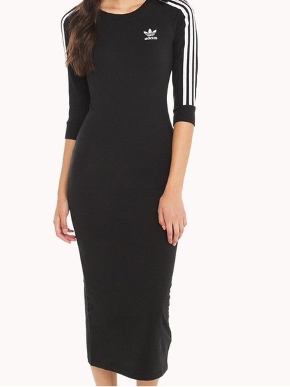 Adidas Black Midi Dress